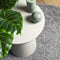 vidaXL - Vloerkleed - PAMPLONA - shaggy - hoogpolig - modern - Ø - 80 - cm - grijs