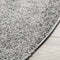 vidaXL - Vloerkleed - PAMPLONA - shaggy - hoogpolig - modern - Ø - 80 - cm - grijs