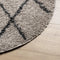 vidaXL - Vloerkleed - PAMPLONA - shaggy - hoogpolig - Ø - 120 - cm - beige - antraciet