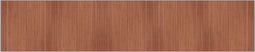 vidaXL - Vloerkleed - rechthoekig - 100x1000 - cm - bamboe - bruin