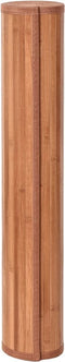 vidaXL - Vloerkleed - rechthoekig - 100x1000 - cm - bamboe - bruin