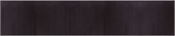 vidaXL - Vloerkleed - rechthoekig - 100x1000 - cm - bamboe - donkerbruin