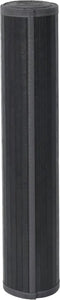 vidaXL - Vloerkleed - rechthoekig - 100x200 - cm - bamboe - grijs