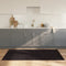 vidaXL - Vloerkleed - rechthoekig - 100x200 - cm - bamboe - donkerbruin