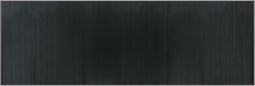 vidaXL - Vloerkleed - rechthoekig - 100x300 - cm - bamboe - grijs