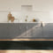 vidaXL - Vloerkleed - rechthoekig - 100x300 - cm - bamboe - grijs