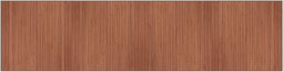vidaXL - Vloerkleed - rechthoekig - 100x400 - cm - bamboe - bruin