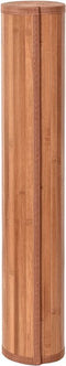 vidaXL - Vloerkleed - rechthoekig - 100x400 - cm - bamboe - bruin
