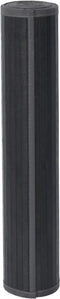 vidaXL - Vloerkleed - rechthoekig - 100x400 - cm - bamboe - grijs