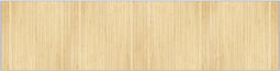 vidaXL - Vloerkleed - rechthoekig - 100x400 - cm - bamboe - lichtnaturel