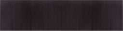 vidaXL - Vloerkleed - rechthoekig - 100x400 - cm - bamboe - donkerbruin