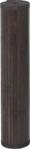 vidaXL - Vloerkleed - rechthoekig - 100x400 - cm - bamboe - donkerbruin
