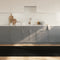 vidaXL - Vloerkleed - rechthoekig - 100x400 - cm - bamboe - zwart
