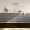 vidaXL - Vloerkleed - rechthoekig - 100x400 - cm - bamboe - zwart