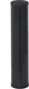 vidaXL - Vloerkleed - rechthoekig - 100x400 - cm - bamboe - zwart
