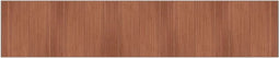 vidaXL - Vloerkleed - rechthoekig - 100x500 - cm - bamboe - bruin