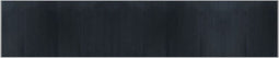 vidaXL - Vloerkleed - rechthoekig - 100x500 - cm - bamboe - grijs