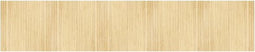 vidaXL - Vloerkleed - rechthoekig - 100x500 - cm - bamboe - lichtnaturel