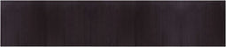 vidaXL - Vloerkleed - rechthoekig - 100x500 - cm - bamboe - donkerbruin