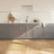 vidaXL - Vloerkleed - rechthoekig - 100x500 - cm - bamboe - lichtnaturel