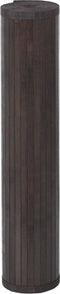 vidaXL - Vloerkleed - rechthoekig - 100x500 - cm - bamboe - donkerbruin