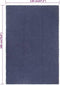 vidaXL - Vloerkleed - rechthoekig - 120x180 - cm - katoen - marineblauw