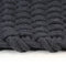vidaXL - Vloerkleed - rechthoekig - 200x300 - cm - katoen - antracietkleurig