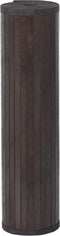 vidaXL - Vloerkleed - rechthoekig - 60x1000 - cm - bamboe - donkerbruin