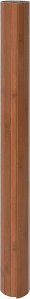 vidaXL - Vloerkleed - rechthoekig - 60x200 - cm - bamboe - bruin