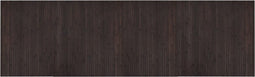 vidaXL - Vloerkleed - rechthoekig - 60x200 - cm - bamboe - donkerbruin