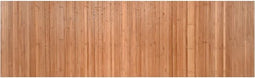 vidaXL - Vloerkleed - rechthoekig - 60x200 - cm - bamboe - naturel