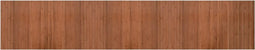 vidaXL - Vloerkleed - rechthoekig - 60x300 - cm - bamboe - bruin