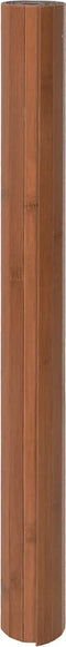 vidaXL - Vloerkleed - rechthoekig - 60x300 - cm - bamboe - bruin
