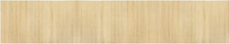 vidaXL - Vloerkleed - rechthoekig - 60x300 - cm - bamboe - lichtnaturel