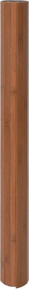vidaXL - Vloerkleed - rechthoekig - 60x400 - cm - bamboe - bruin