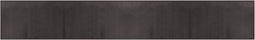 vidaXL - Vloerkleed - rechthoekig - 60x400 - cm - bamboe - donkerbruin