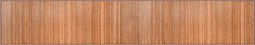 vidaXL - Vloerkleed - rechthoekig - 60x400 - cm - bamboe - naturel