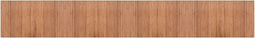 vidaXL - Vloerkleed - rechthoekig - 60x400 - cm - bamboe - naturel