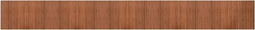 vidaXL - Vloerkleed - rechthoekig - 60x500 - cm - bamboe - bruin