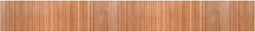 vidaXL - Vloerkleed - rechthoekig - 60x500 - cm - bamboe - naturel