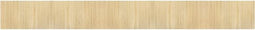 vidaXL - Vloerkleed - rechthoekig - 60x500 - cm - bamboe - lichtnaturel