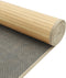 vidaXL - Vloerkleed - rechthoekig - 60x500 - cm - bamboe - lichtnaturel