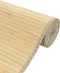 vidaXL - Vloerkleed - rechthoekig - 60x500 - cm - bamboe - lichtnaturel