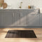vidaXL - Vloerkleed - rechthoekig - 70x100 - cm - bamboe - donkerbruin