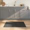 vidaXL - Vloerkleed - rechthoekig - 70x100 - cm - bamboe - grijs