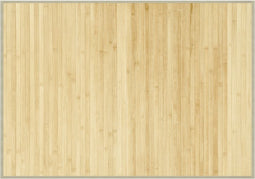 vidaXL - Vloerkleed - rechthoekig - 70x100 - cm - bamboe - lichtnaturel