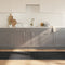 vidaXL - Vloerkleed - rechthoekig - 70x1000 - cm - bamboe - grijs