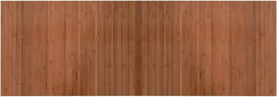 vidaXL - Vloerkleed - rechthoekig - 70x200 - cm - bamboe - bruin