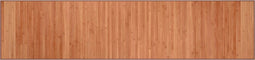 vidaXL - Vloerkleed - rechthoekig - 70x300 - cm - bamboe - bruin