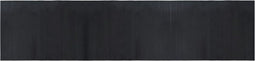 vidaXL - Vloerkleed - rechthoekig - 70x300 - cm - bamboe - zwart